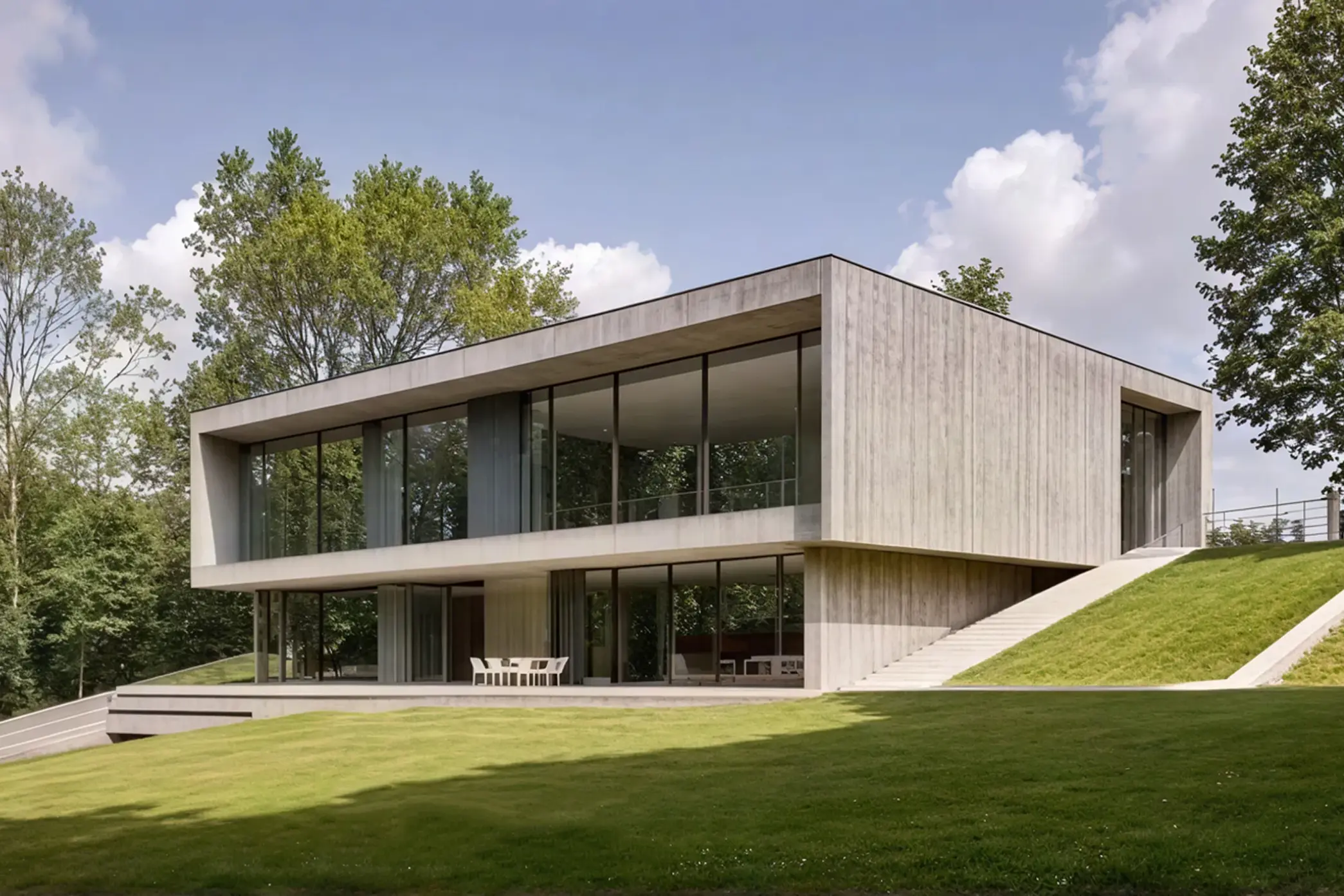 Wenn das Gelände die Architektur bestimmt