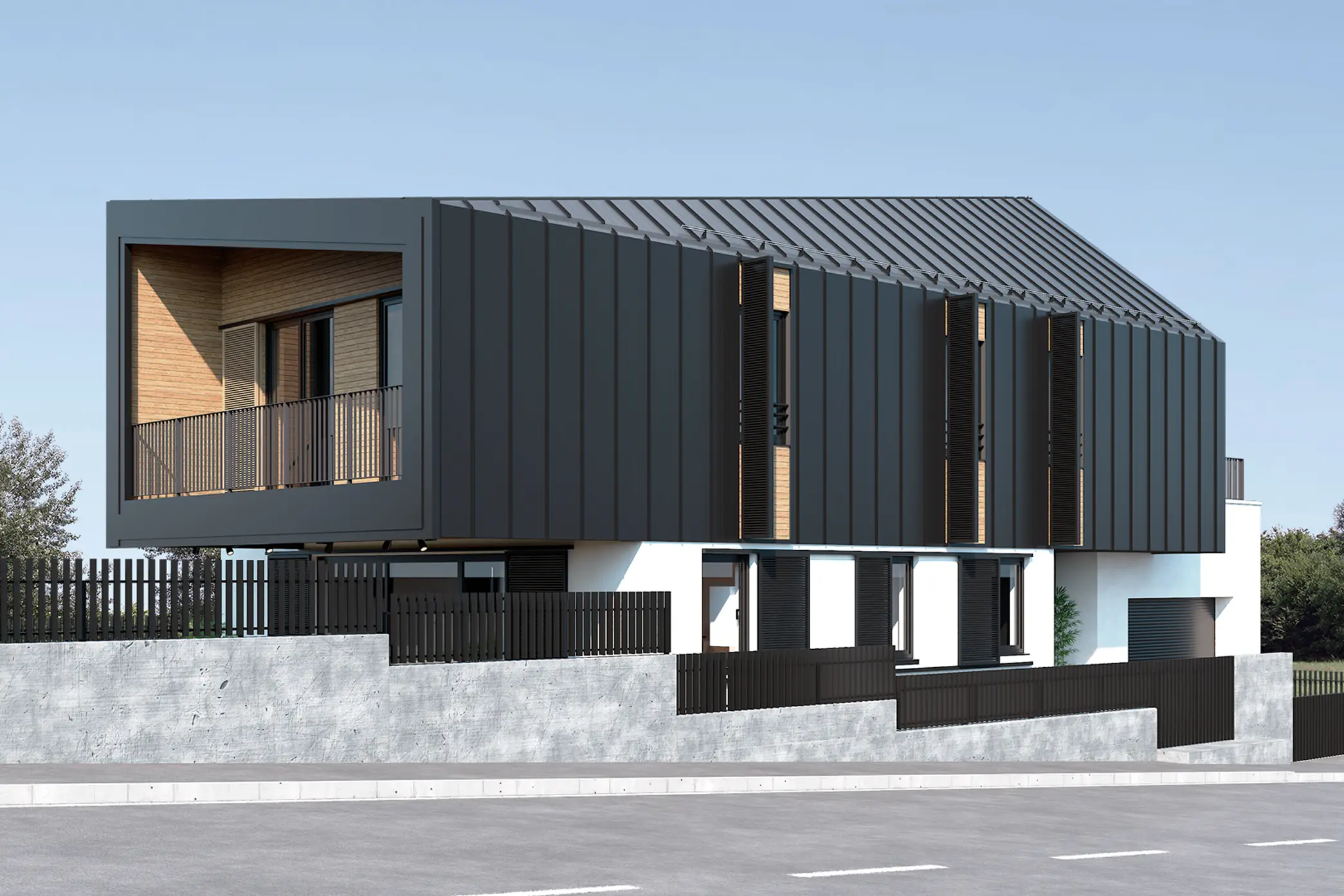 TWISTED ROOF HOUSE <br> Reinterpretation der Einfachheit